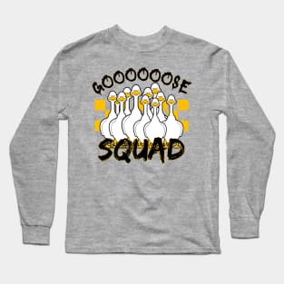 Silly Goose Shirt Funny Cute Goose Squad Long Sleeve T-Shirt